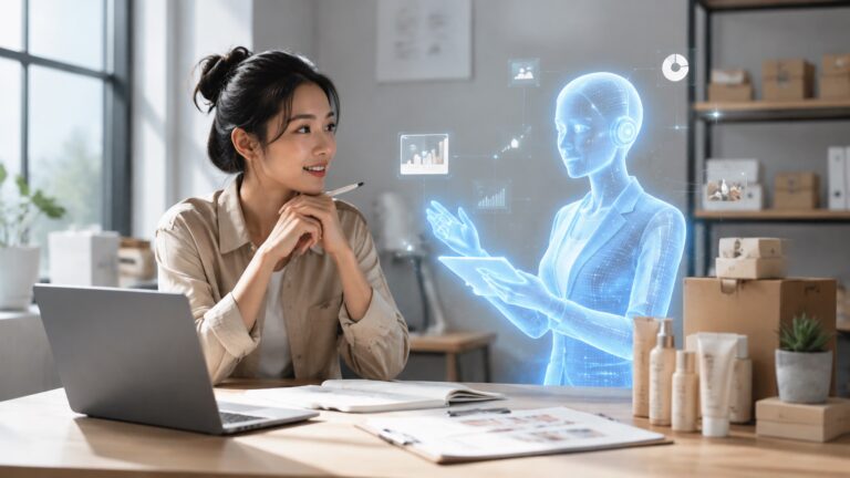 AI 마케팅 업무를 진행하는 쇼핑몰 운영자