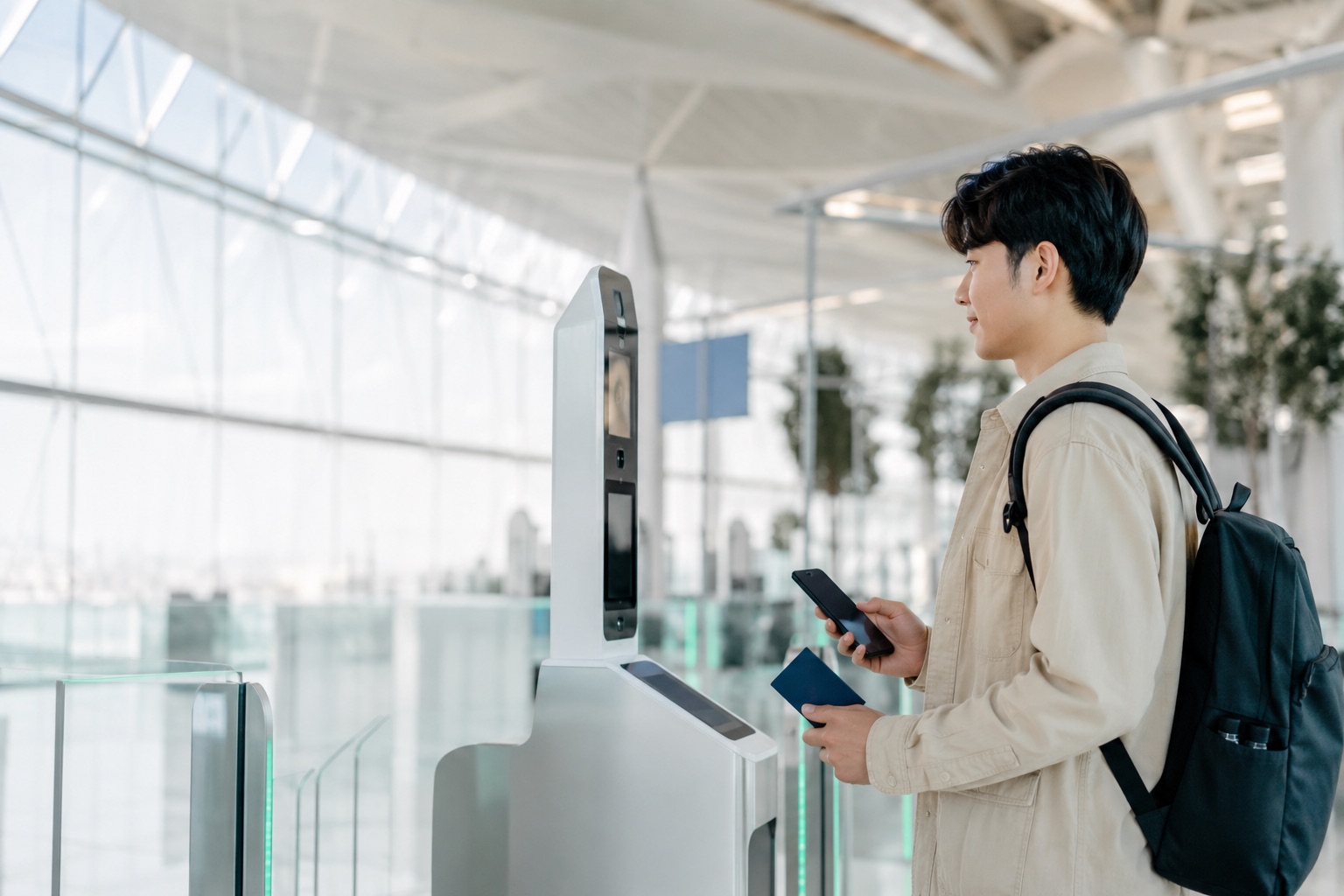 인천공항 스마트패스 등록방법과 이용 모습