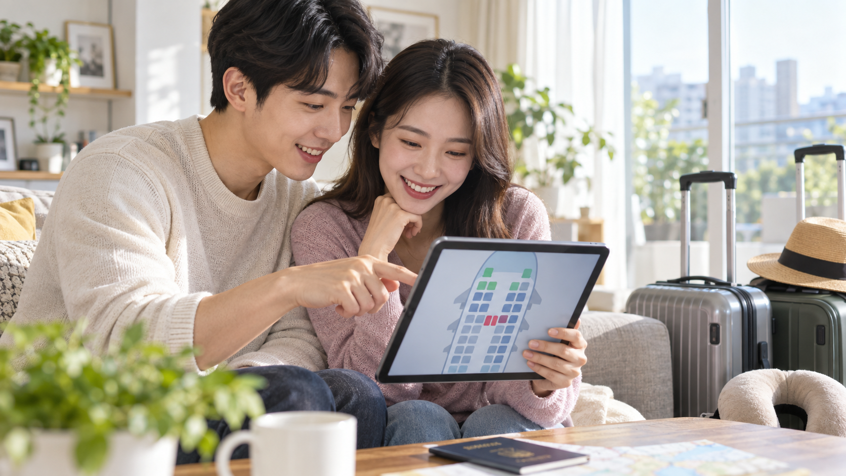 비엣젯 온라인 체크인 좌석 선택