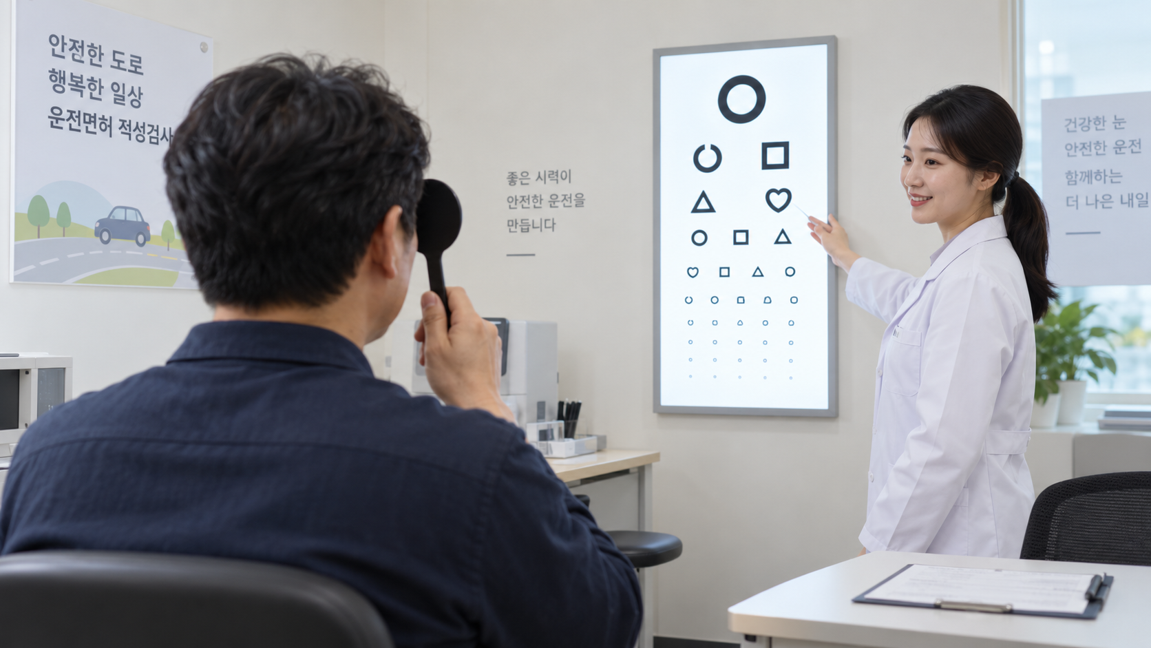 운전면허 적성검사 시력검사